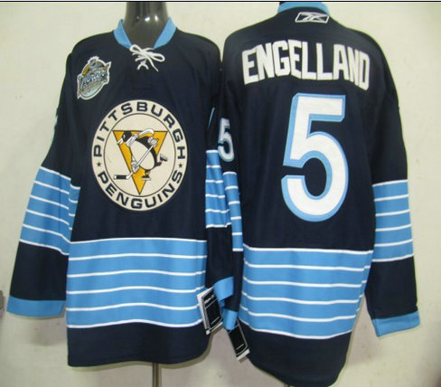 NHL Jerseys Pittsburgh Penguins 5 Engelland blue 2011 new winter classic