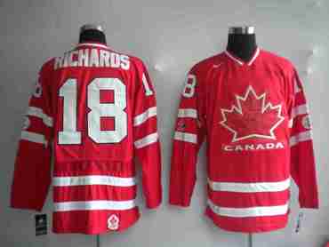 NHL Jerseys 18# Richrds Red [Olympic]