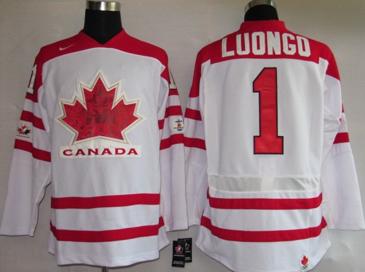NHL Jerseys 1 LUONGO white [Olympic]