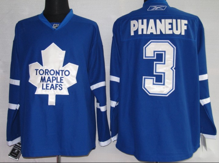 NHL Jerseys Pittaburgh Toronto Maple Leafs 3# Phaneuf blue