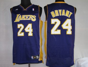 NBA Jersey Los Angeless Lakers 24# Kobe Bryant Purple