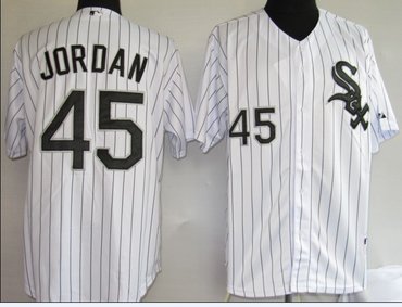 MLB Jerseys Chicago White Sox 45 Jordan white