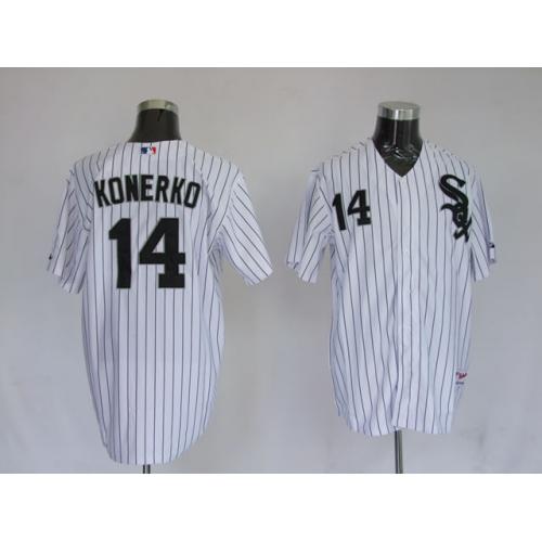 Jerseys Chicago White Sox 14 Paul Konerko Pinstripe