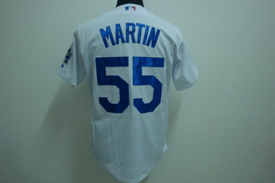 Los Angeles Dodgers 55 MARTIN White