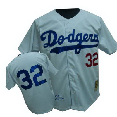KOUFAX Los Angeles Dodgers 32 White MN