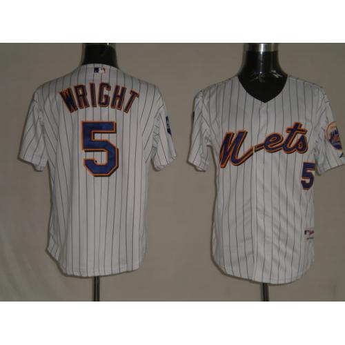 Jerseys New York Mets 5 David Wright Pinstripe