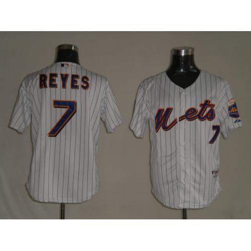 Jerseys New York Mets 7 Johan santana Pinstripe