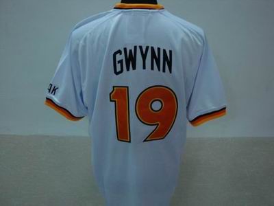 Majestic San Diego Padres 19# Tony Gwynn White Jerseys