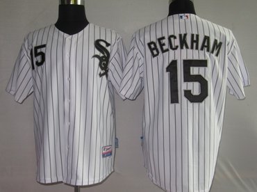 MLB Jerseys Chicago White Sox 15# Beckham white