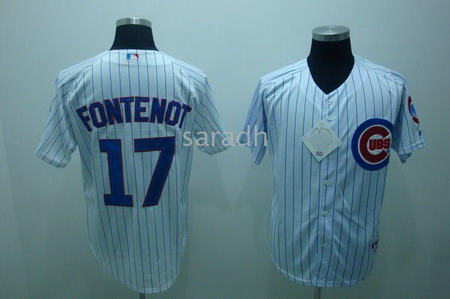 Chicago Cubs 17 Mike Fontenot Royal white 2010 Josh