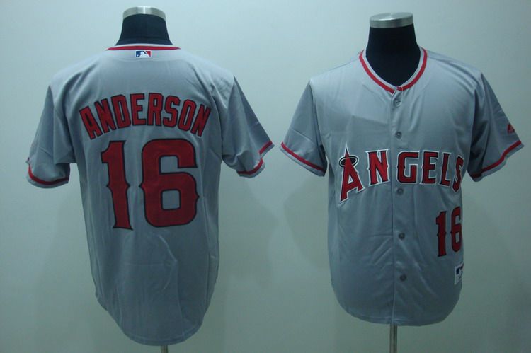 MLB jerseys Los Angeles Angels 16 Anderson Grey