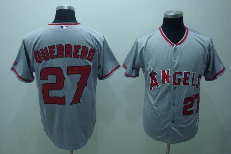 MLB jerseys Los Angeles Angels 27 Vladimir Guerrero Gray