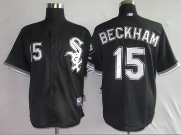 MLB Jerseys Chicago White Sox 15# Beckham black
