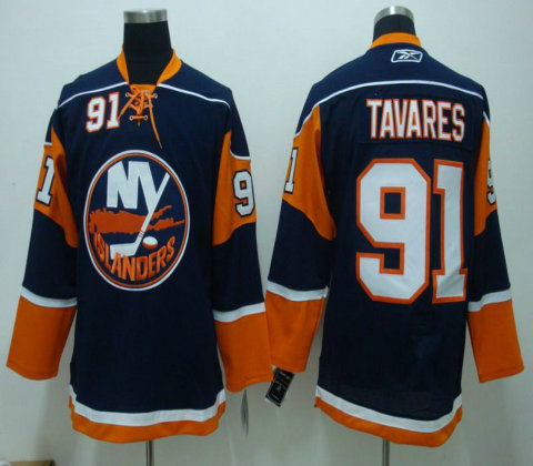 NHL Jerseys Channel Islands #91 TAVARES blue NHL Jerseys Channel Islands #91 TAVARES blue