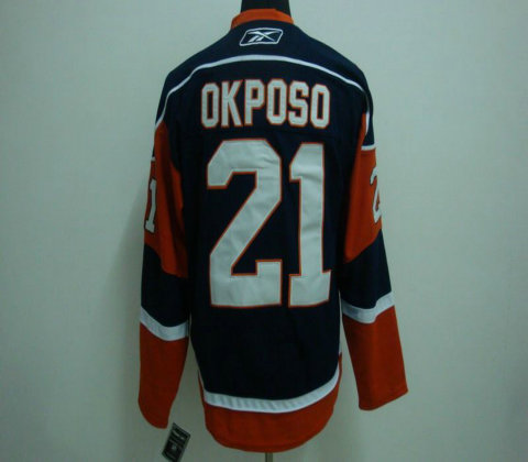 NHL Jerseys Channel Islands #21 OKPOSO blue NHL Jerseys Channel Islands #21 OKPOSO blue