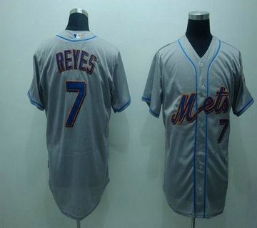 mlb new york mets #7 jose reyes grey(cool base)I
