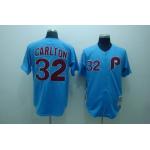 mlb philadelphia phillies #32 carlton m&n blue