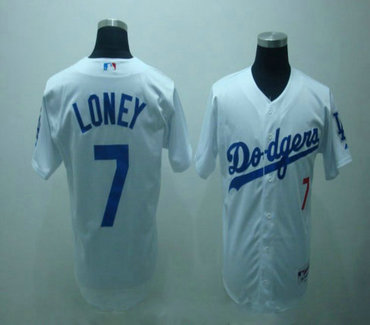 MLB Jerseys Los Angeles Dodgers 7# LONEY White