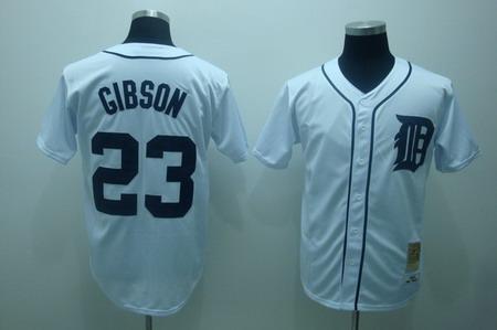 Detroit Tigers 23 kirk gibson Throwback Baseball Jersey