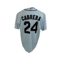 Mlb jerseys Detroit Tigers 24 Cabrera white