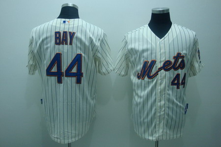 New York Mets Jerseys 44 Jason Bay 2010 CREAM strip Jerseys
