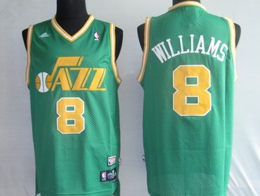 NBA Jerseys Utah Jazz 8# WILLIAMS green