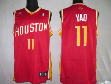 NBA Jerseys Houston Rockets 11# YAO red [SWINGMAN