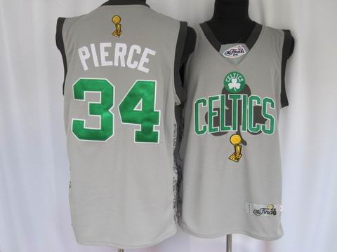 nba boston celtics #34 pierce grey