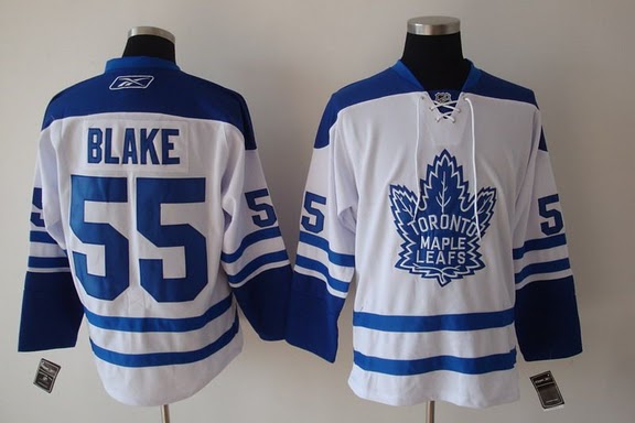 RBK NHL Jerseys Pittaburgh Toronto Maple Leafs 55# Blake WHITE