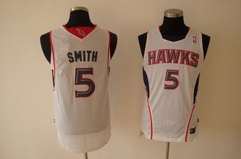 Atlanta Hawks 5 SMITH white SWINGMAN Jersey Atlanta Hawks 5 SMITH white SWINGMAN Jersey