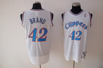 Los Angeles Clippers 42 BRAND white SWINGMAN jerseys Los Angeles Clippers 42 BRAND white SWINGMAN jerseys