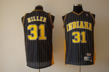 Indiana Pacers 31 MILLER black SWINGMAN jerseys Indiana Pacers 31 MILLER black SWINGMAN jerseys