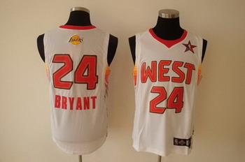 2009 ALL STAR WEST BRYANT white SWINGMAN jerseys 2009 ALL STAR WEST BRYANT white SWINGMAN jerseys