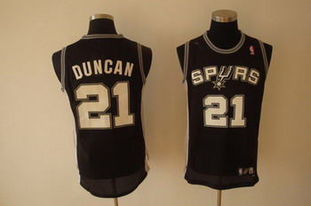 San Antonio Spurs 21 Tim Duncan black SWINGMAN jerseys