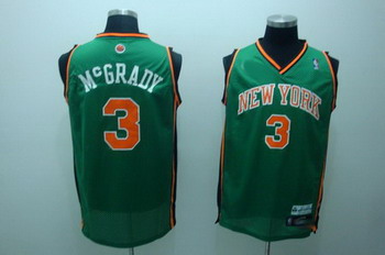 NEW YORK KNICKS 3 McGRADY green SWINGMAN jerseys NEW YORK KNICKS 3 McGRADY green SWINGMAN jerseys