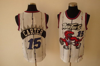 Toronto Raptors 15 CARTER white SWINGMAN jerseys Toronto Raptors 15 CARTER white SWINGMAN jerseys