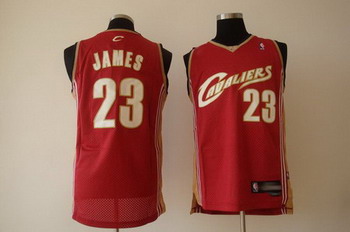 Cleveland CAVALIERS 23 LEBRON JAMES red SWINGMAN jerseys