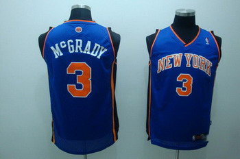 NEW YORK KNICKS 3 McGRADY blue SWINGMAN jerseys NEW YORK KNICKS 3 McGRADY blue SWINGMAN jerseys