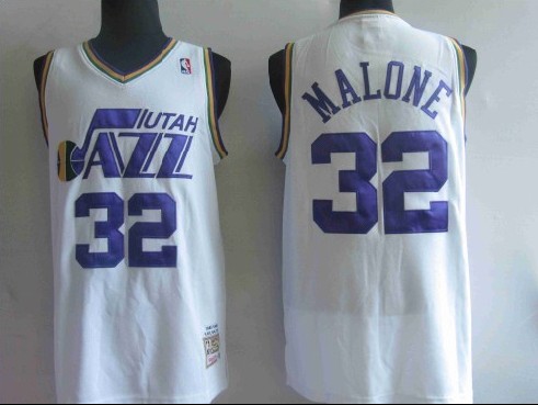 NBA Jersey Utah Jazz 32# MALONE White