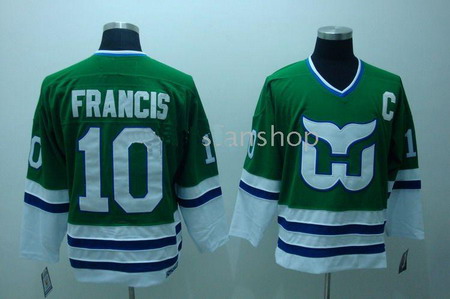 Hartford Whalers 10 FRANCIS green CCM Hockey Jerseys Hartford Whalers 10 FRANCIS green CCM Hockey Jerseys