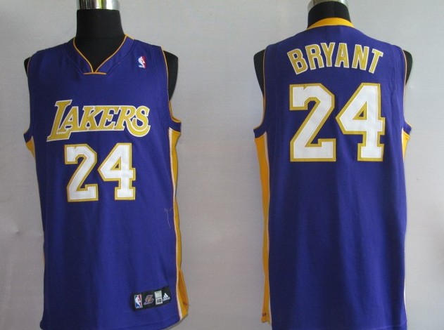 NBA Jersey Los Angeless Lakers 24# Kobe Bryant Purple