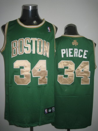 CELTICS 34 PAUL PIERCES green jerseys