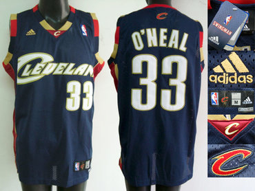 Cleveland Cavaliers #33 O'Neal Swingman Blue Jersey