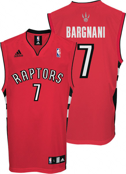 Toronto Raptors #7 Andrea Bargnani Swingman Road Jersey