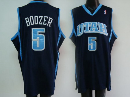 Utah Jazz 5 BOOZER blue jerseys