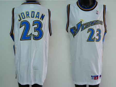 Washington Wizards 23 JORDAN white jerseys
