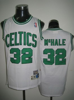 Boston Celtics Kevin McHale 32 White Swingman Jerseys Throwback