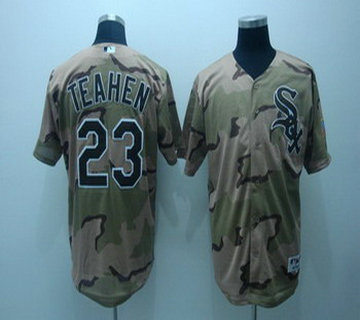 Chicago White Sox 23 Teahen Camo Jerseys