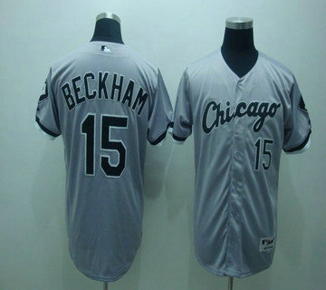 Chicago White Sox 15# Beckham gray jerseys