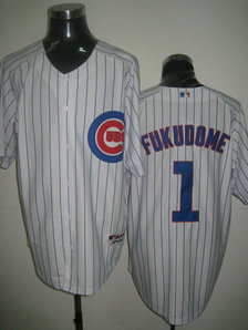 Chicago Cubs #1 K Fukudome Home Jerseys